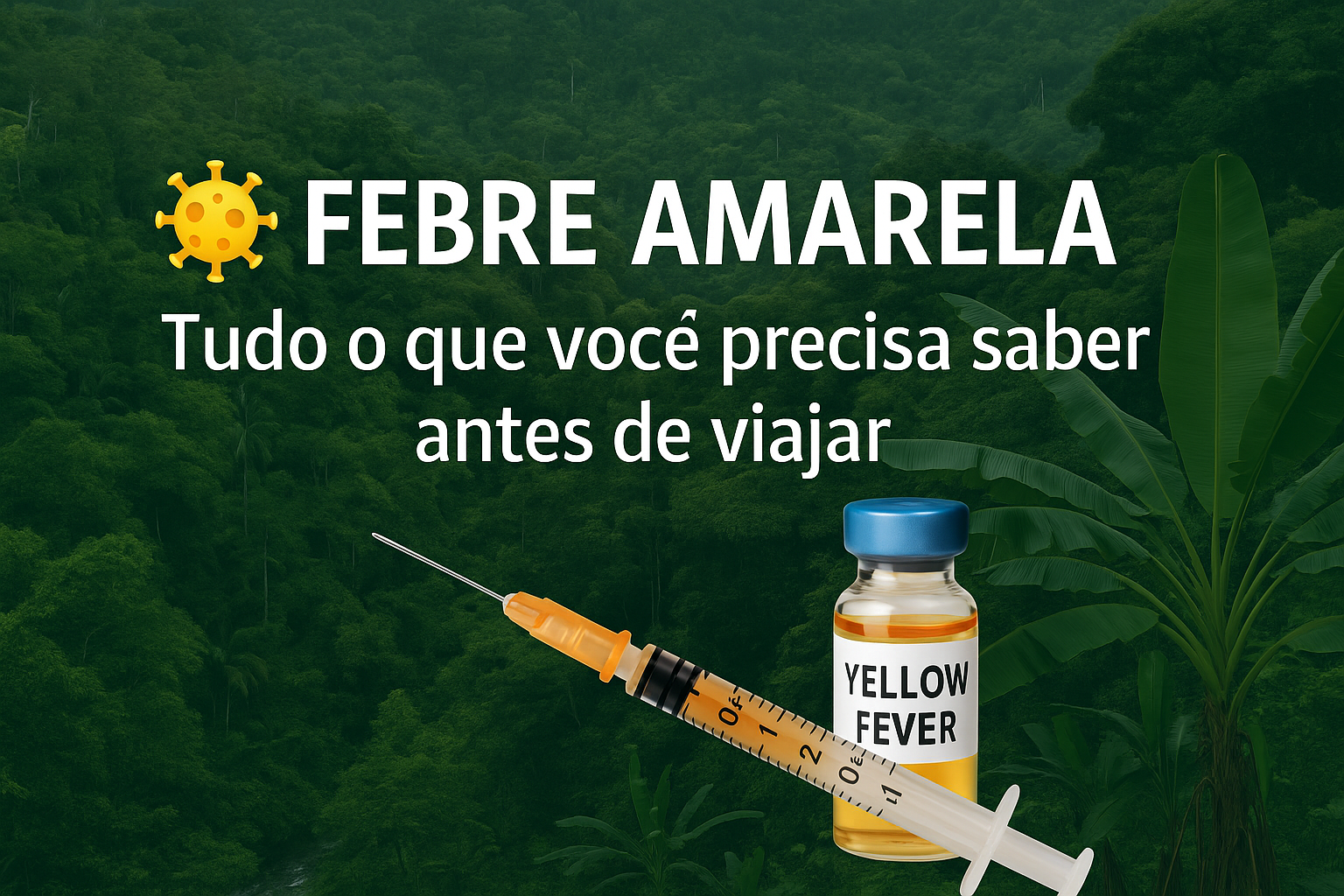 Febre Amarela: Tudo o que você precisa saber antes de viajar