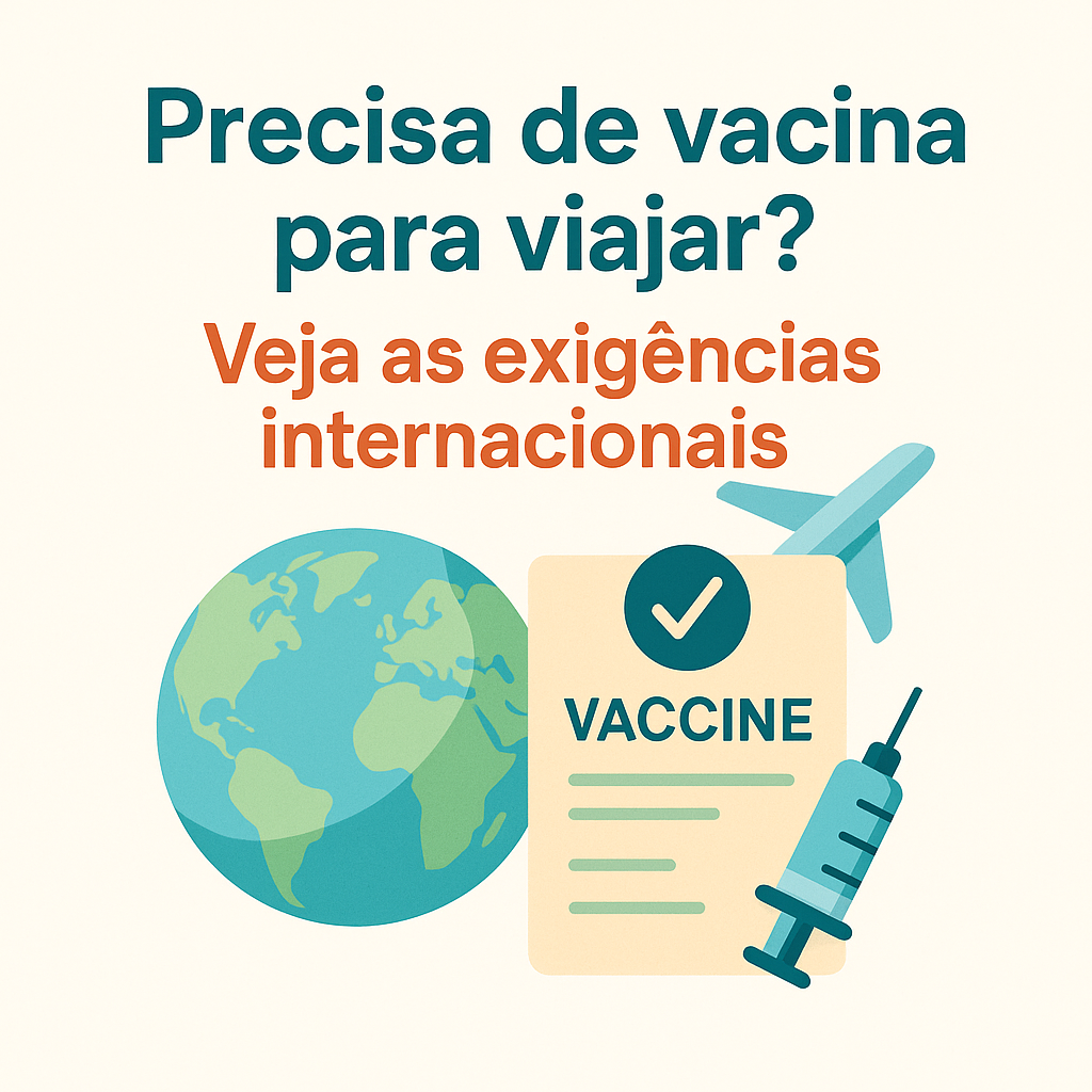 Precisa de vacina para viajar? Veja as exigências por país